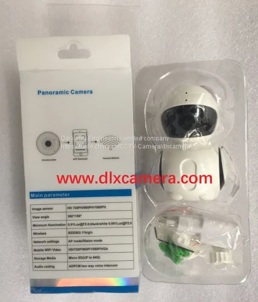 Home Security Baby Monitor 180° Panoramic 960P 1.3MP P2P Plug and Play IR10M VR WIFI IP Camera Supports Max.64G SD photo-5