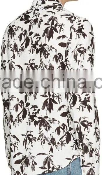 Latest Design Vintage Floral Printed Shirt photo-2
