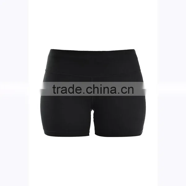 2016 New Style Fashion Yoga Wear Shorts for Ladies ,compression Printed Polyester Fabric for Gilrs Shorts photo-3
