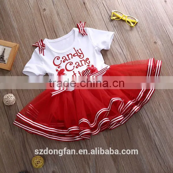 2017 Old Christmas Tutu Princess Baby Xmas Clothes Newborn Infant Toddler Girl Clothing photo-3
