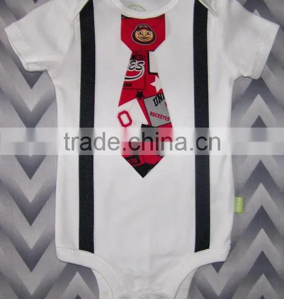 Newborn Baby 100% Cotton Clothes Baby Boys Infant Tie Rompers Toddlers Cute Clothes photo-2