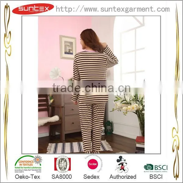 Made In China Long Sleeves Cotton Lady Pajama photo-6