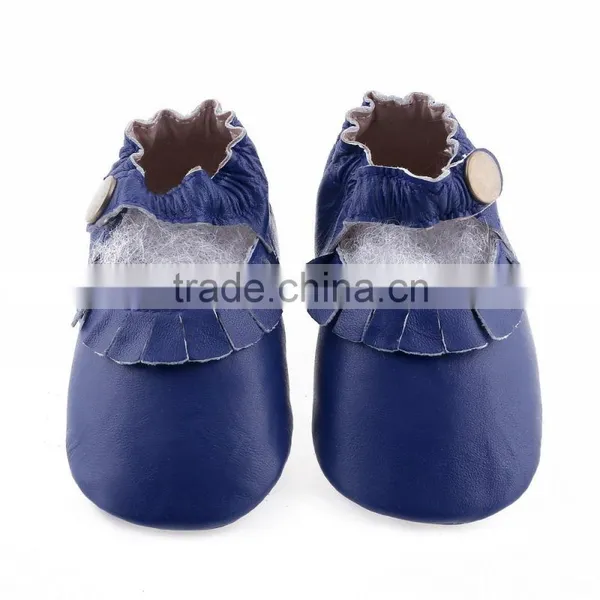 Soft Touch Leather Kids Moccs, Cute Baby Girl Leather Moccasins photo-6
