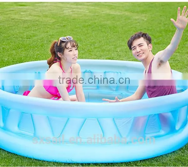 INTEX Soft Blue Inflatable Pool Swimming Pool photo-3