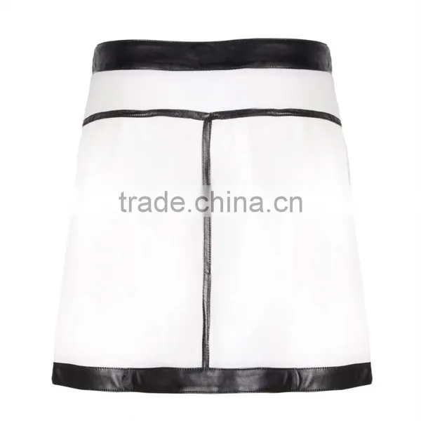2017 Elegant Fashion Oem High Waist Fomal Women Latest Lady a Line Skirt photo-2