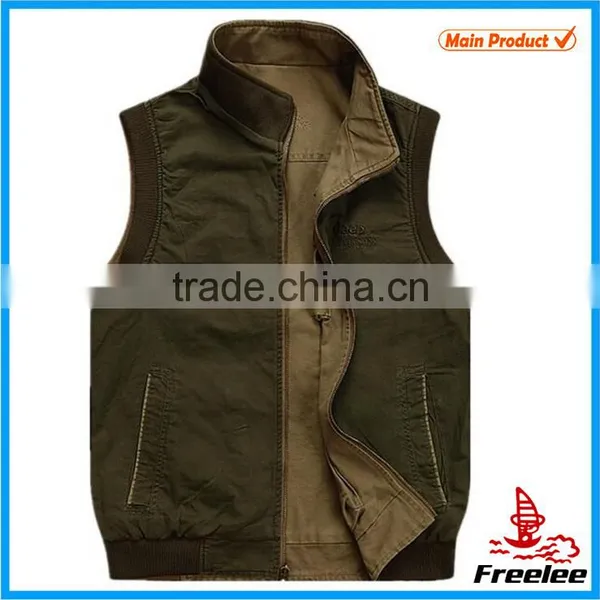 2015 Reversible Custom Fishing Vest, Shooting Hunting Vest for Men photo-2