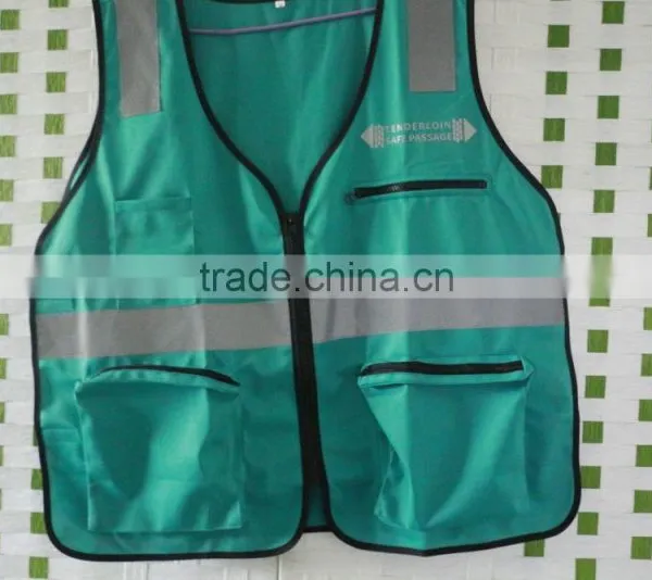 Custom Blue Airbag Motorcycle Reflex Rescue Vest photo-5
