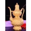 Sliver Wine Kettle --Cloud and Dragon Handheld Pot photo-3