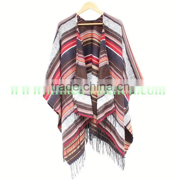 Skull Face Scarf Chiffon Pashmina Free Poncho Pattern photo-6