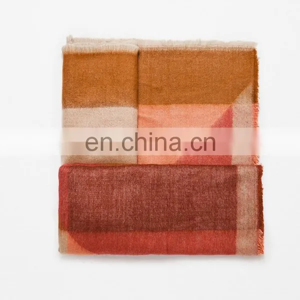 Autumn And Winter New Colorful Super Soft Thickening Warm Cashmere Scarf photo-3