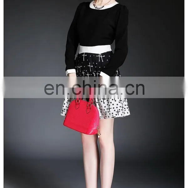 Wholesale High Quality Ladies Knit Dress OEM, High Quality Dress Fashion photo-4