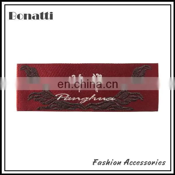 Damask Woven Label for Apparel