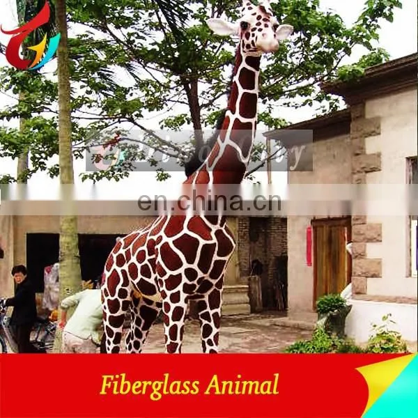 Vivid Fiberglass Outdoor Playground Crane Statue photo-6