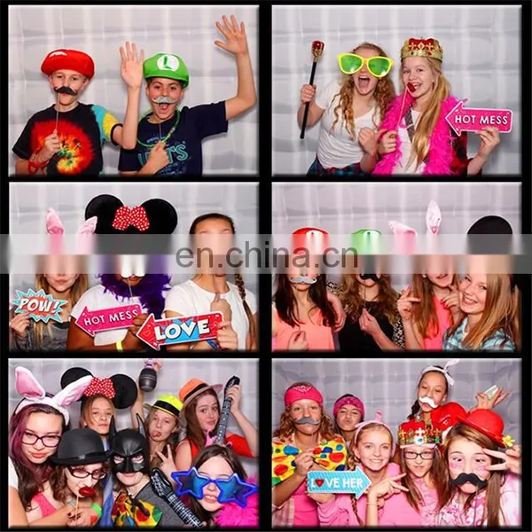 Led Light Inflatable Photo Booth Wall Enclosure