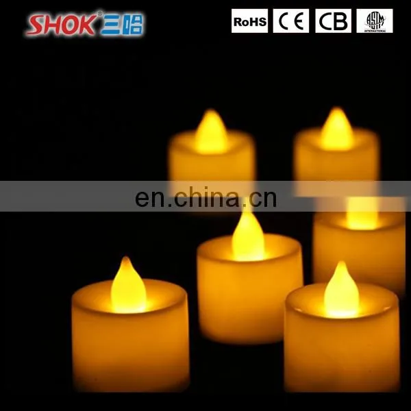 2016 Newest 3*AG10 Friendly led candle led color candle wick for home decorate
