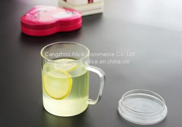 High Quality Fashion High Borosilicate Glass Tea Cups With Handle photo-4