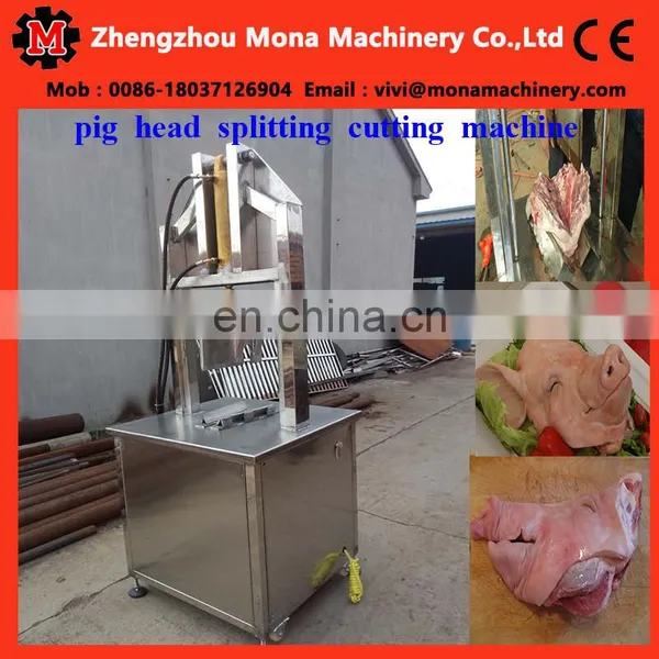 Pig Head Splitting Cutting Machine for Pig Slaughterhouse Plant(skype:monamachinery) photo-2