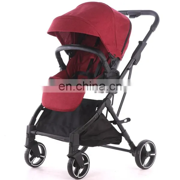 Newst Model Aluminum Frame High Landscape Luxury Prams 3 in 1 Baby Strollers With Car Seat