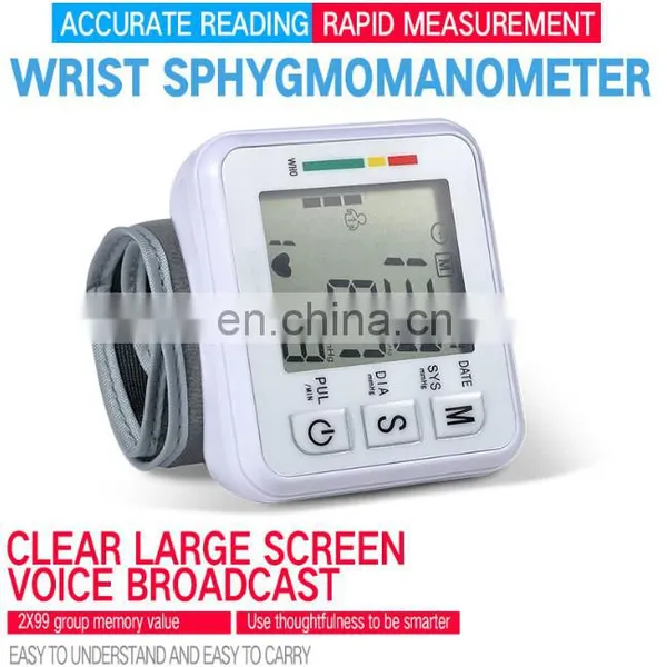 Arm Type Digital BP Machine With Voice Function Wrist Blood Pressure Monitor photo-3