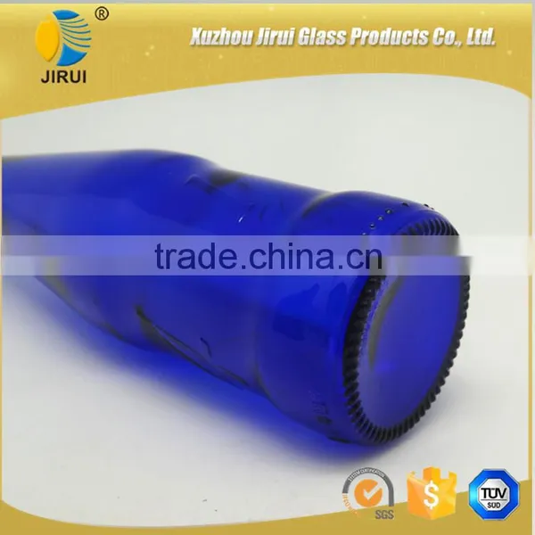 330ml Cobalt Blue Glass Bottle for White Beer photo-3