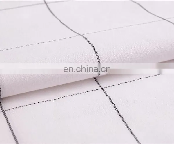 Large Stock Top Quality Smooth Soft Hometextile Plaid Printed Fabric for Dress photo-2