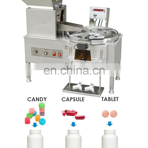 Tablet Counting Machine Tablet Counter Tabletop Semi Automatic Electronic Pill Softgel Capsule Counting Machine photo-3