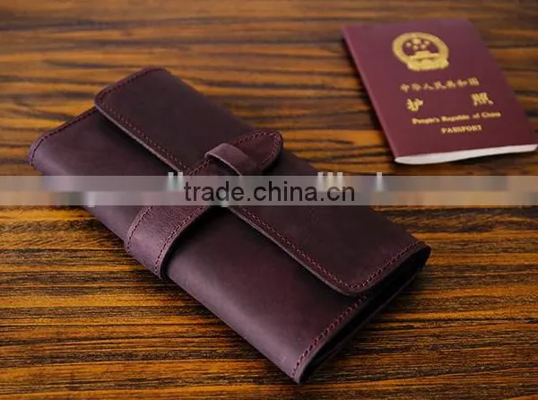 Guangzhou Fashion Hand-made Classical Wallet Long Vertical Wallets for Men Multi-functional Leather Wallet photo-5