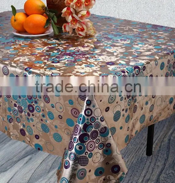 Double Face Golden Table Cloth Printed Roll photo-3