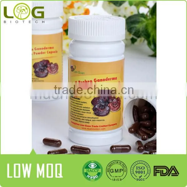 98% High Shell Broken Rate Ganoderma Mushroom Spore Benefit Capsule Dosage photo-3