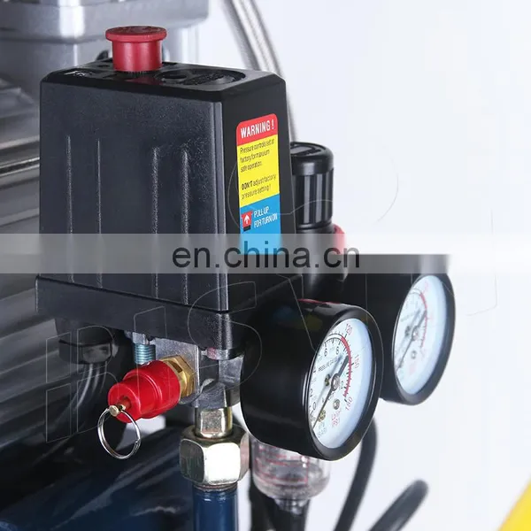 Bison China Manufacturer Piston Compressor 2.2Kw Silent Oilless Piston Dental Mute Air Compressor 3Hp For Dental photo-2