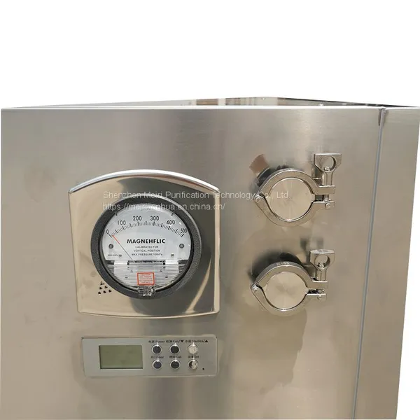 MRJH Explosion-Proof Laminar Flow Stainless Steel Radiation Protection Xenon Lamp Transfer Window/Pass Box for Clean Room photo-3