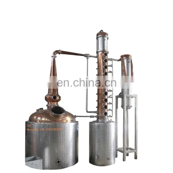 Shanghai factory Copper Alcohol Distillation Modular Moonshine Pot wine Still Reflux Column for Whisky Equipment Distiller