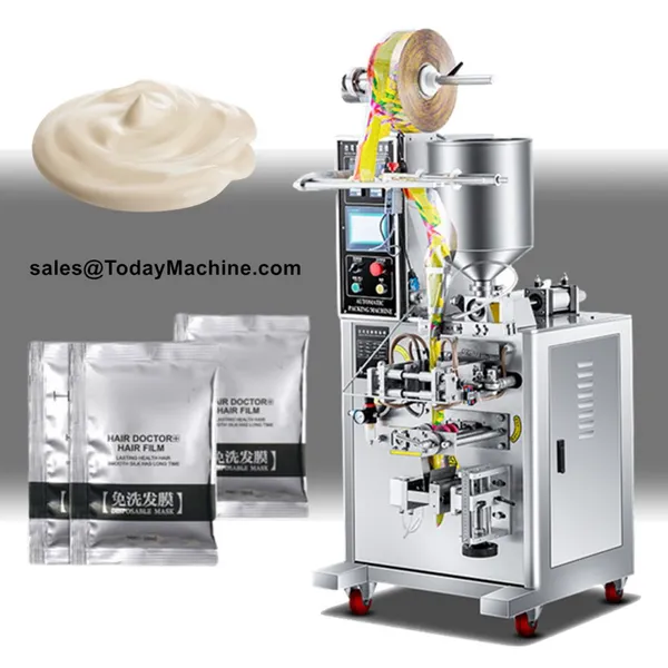 Automatic Vertical Shampoo Bag Filling Pouch Body Lotion Packaging Machine photo-2