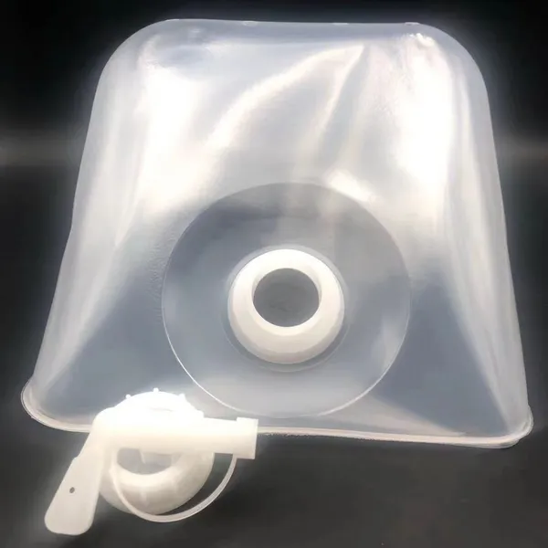 BPA-free Liquid Collapsible Foldable 5L Plastic Cubitainer for Ultrasound Gel