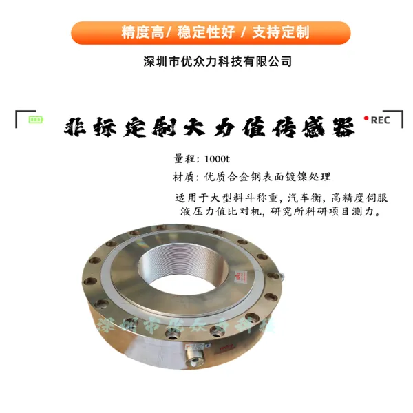 A 1000-ton Spoke-type Force Sensor is Used for Force Measurement in Hydraulic Cylinders photo-5