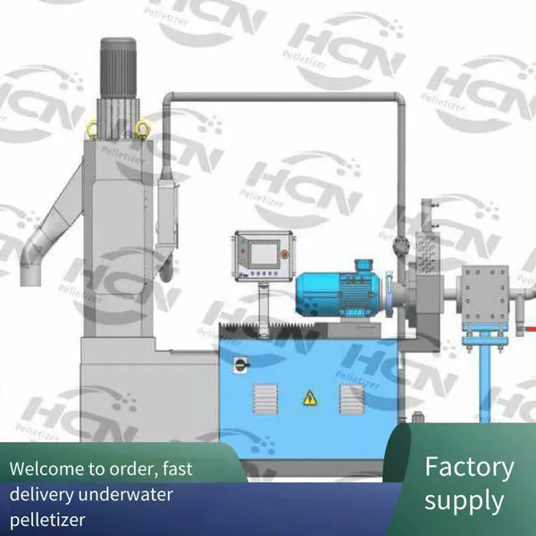 underwater dual-screw pelletizing machine with high operational stability, plastic processing equipment, wuxi huachen