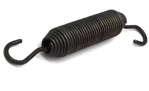 OEM Customized Reduced Ends Steel Coil Tension Spring Heavy Load Dual Hook Stretch Spring photo-2