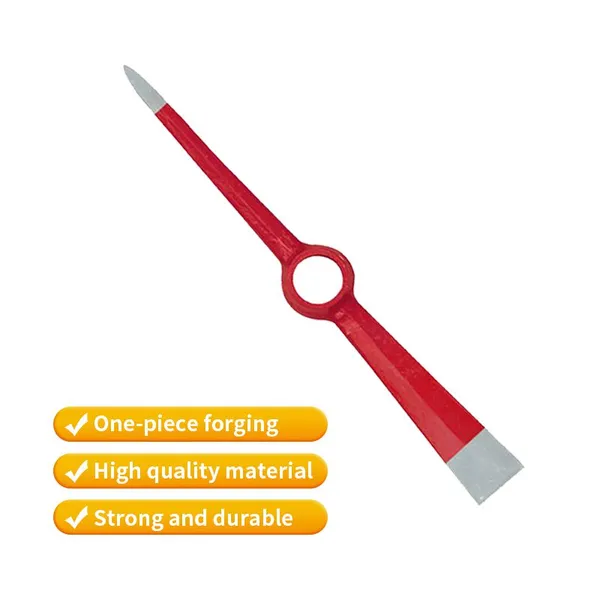 Forged Steel Farm Digging Pickaxe for Daily Digging and Rural Projects for Agricultural Dealers With OEM Handle Options Agricultural Tool photo-4