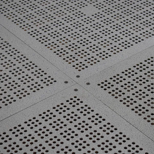 Aluminum Alloy Anti-Static Ventilated Floor Panel 600x600x55mm for Cleanroom Raised Access Floor System ( Uniform Load 1800kg) photo-4