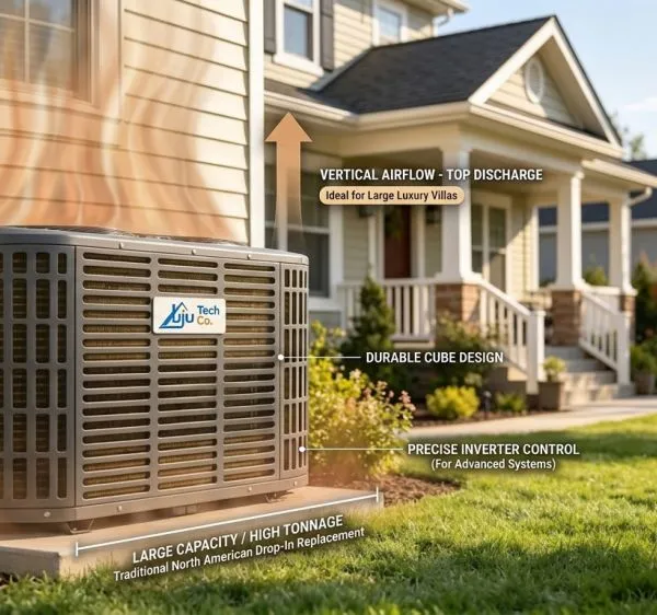 18 SEER High-Efficiency Air Handler Unit | 18k-60k BTU Cooling & Heating | Flexible 5kW-20kW Electric Heater Options photo-2