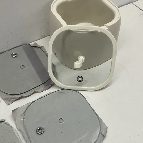 Square Glass Lid With Silicone Sealing Practical Replacement Cover Specialized For Household Egg Boiler Cooking Appliance Accessories photo-3