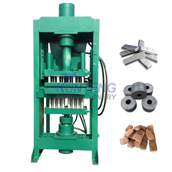 Date Wood Carbon Hydraulic  Briquetting Machine Peanut Shell Charcoal Making Machine EPC