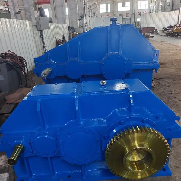 QY34D400 Hardened Gear Reducer Wear Resistant Gear Box for Heavy Lifting Industrial Equipment photo-3