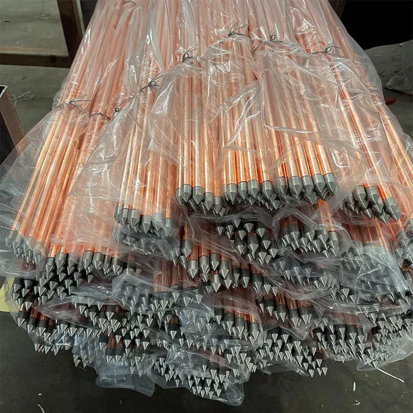 Copper Clad Ground Rod 10 Mil Coating for Long Term Electrical Grounding photo-5