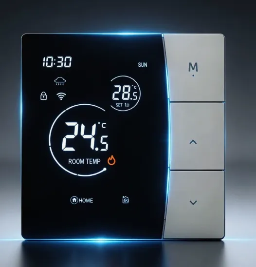 LCD display screen graffiti smart WIFI floor heating thermostat（Wechat:13510231336）