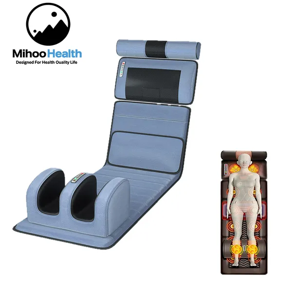 Multifunction Electric Massage Mat Full Body Massager With Heat Vibration and Foot Massage MH-A90