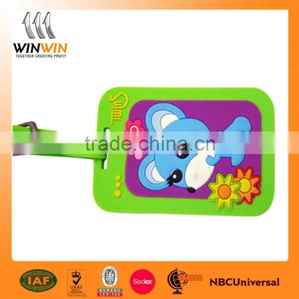 Silicone Luggage Tag With Silk Print photo-2