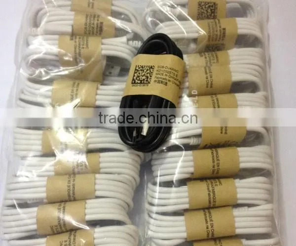Wholesale Micro USB Cable White Black 1M 3ft Data Cable for Android Phone photo-2