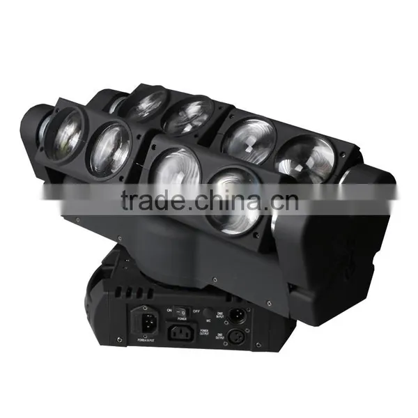 High Power Stage Flash Light Variable Strobe Speeds RGBW 8*10W Led Stage Lighting Effect Led Moving Beam Spider Light photo-2