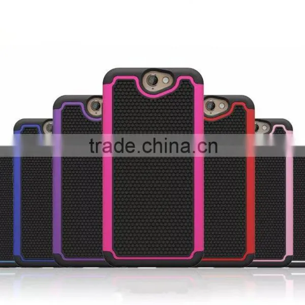 Silicon+PC 2 in 1 Kickstand Hybrid Case For HTC One M8 photo-2